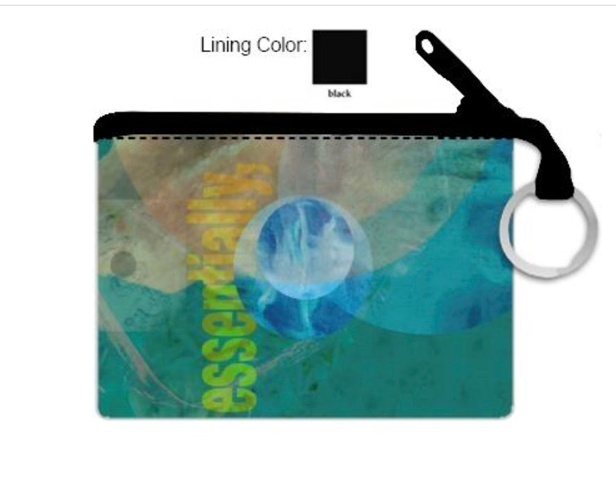 Card Wallet with Key Ring - Essentially