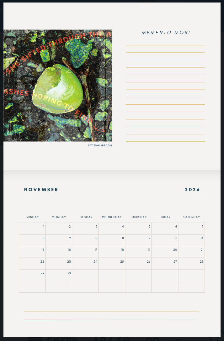 2026 Calendar of Possibilities