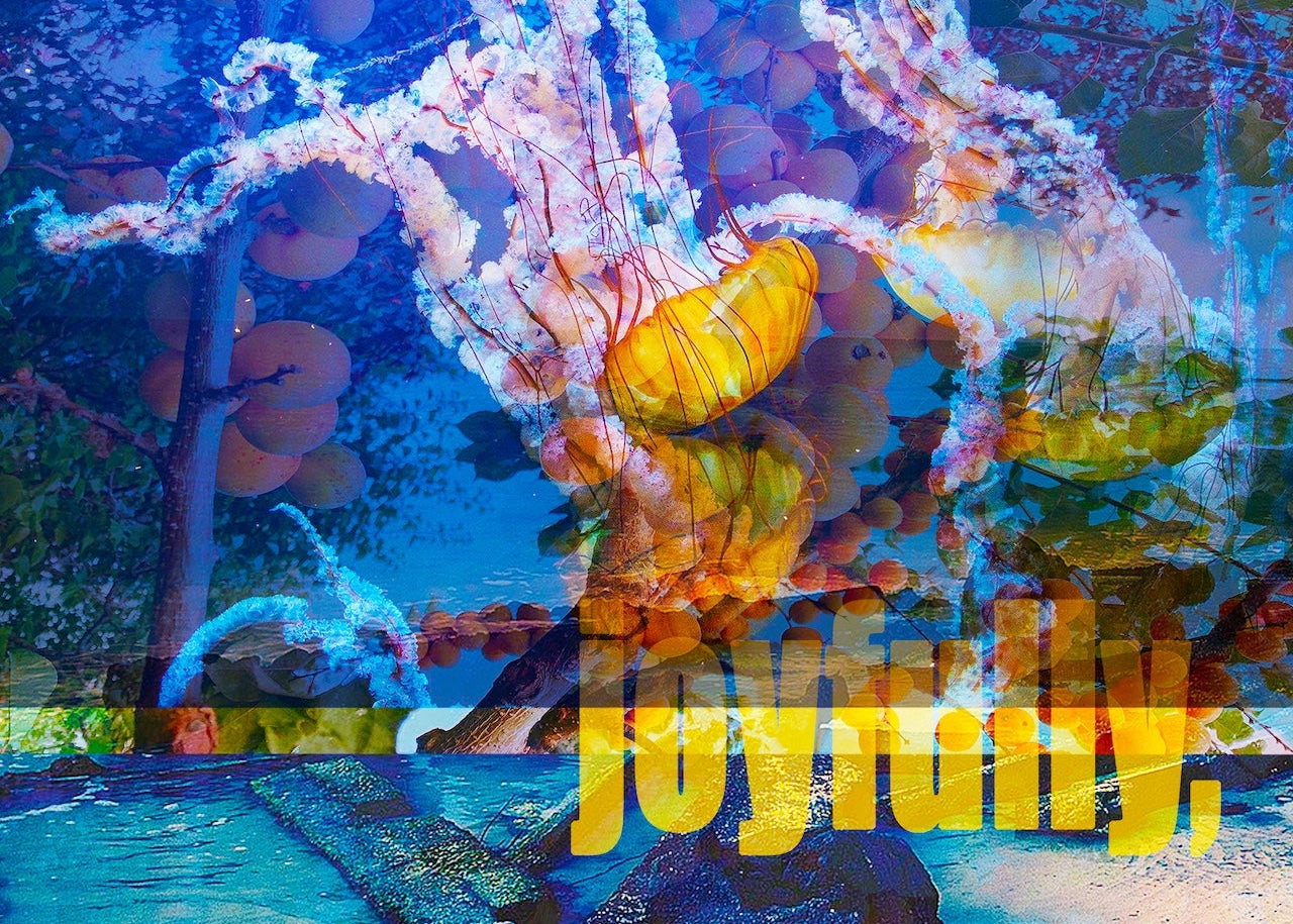 Joyfully, an infinity scarf