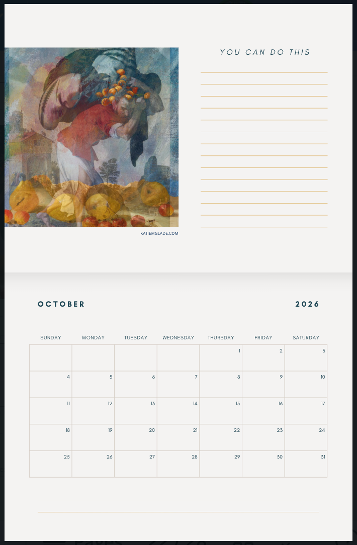 2026 Calendar of Possibilities