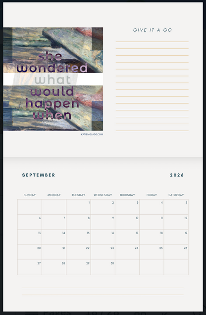 2026 Calendar of Possibilities